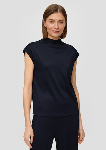 s.Oliver BLACK LABEL Shirt in Blauw: voorkant