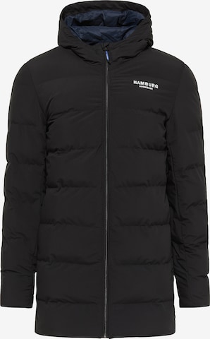 Veste d’hiver HOMEBASE en noir : devant