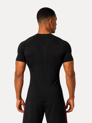 T-Shirt fonctionnel 'Varallo' Smilodox en noir