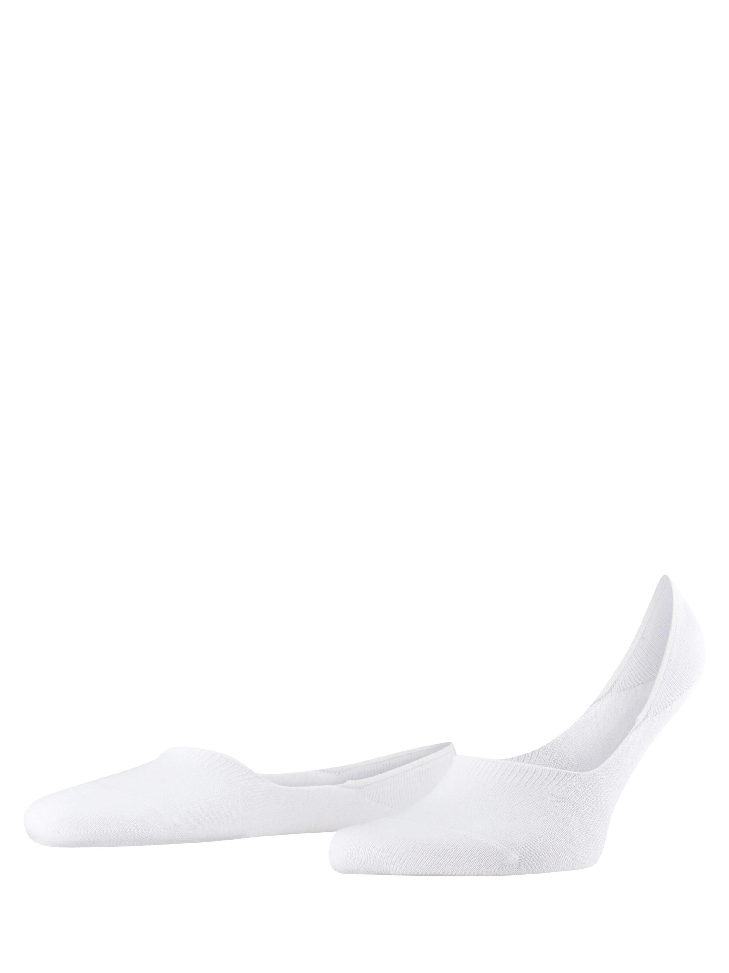 FALKE Füßlinge 'Step Medium Cut'‌‌‌‌‌ in Weiß: Vorderseite
