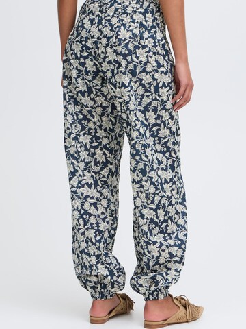 PULZ Jeans Tapered Trousers ' PZJill ' in Blue