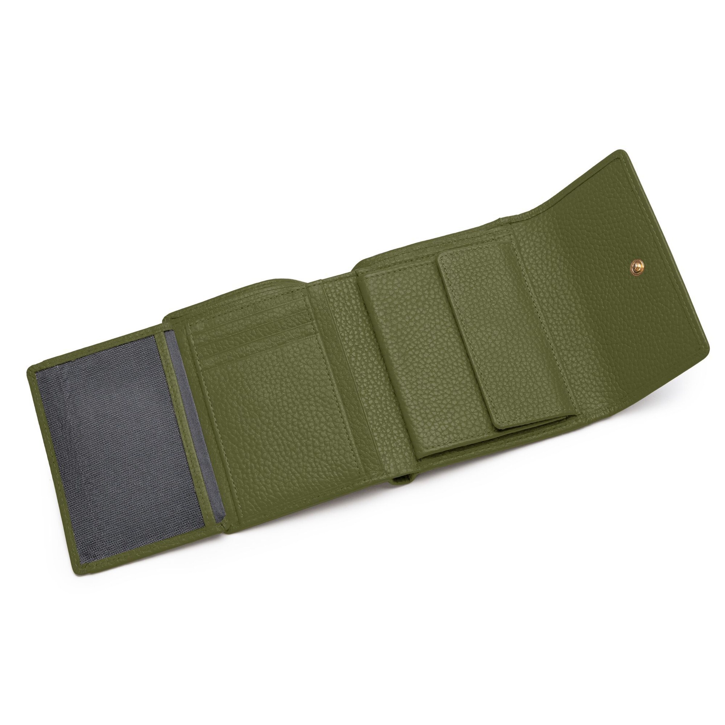 Portamonete 'Bologna' di Lazarotti in verde