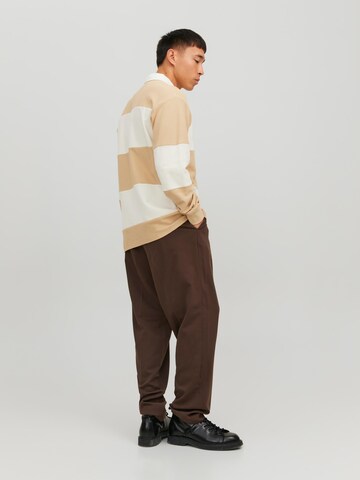 JACK & JONES Skjorte 'Hudson' i beige