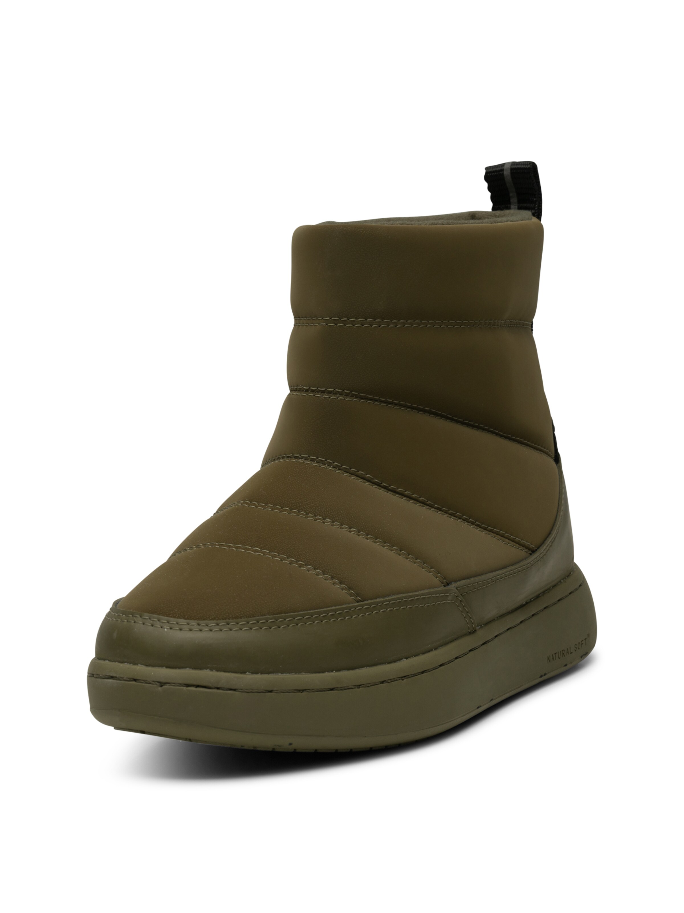WODEN Snowboots 'Isa' i grøn: forside
