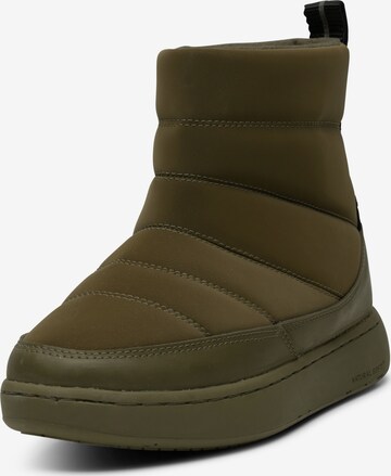 WODEN Snowboots 'Isa' in Groen: voorkant