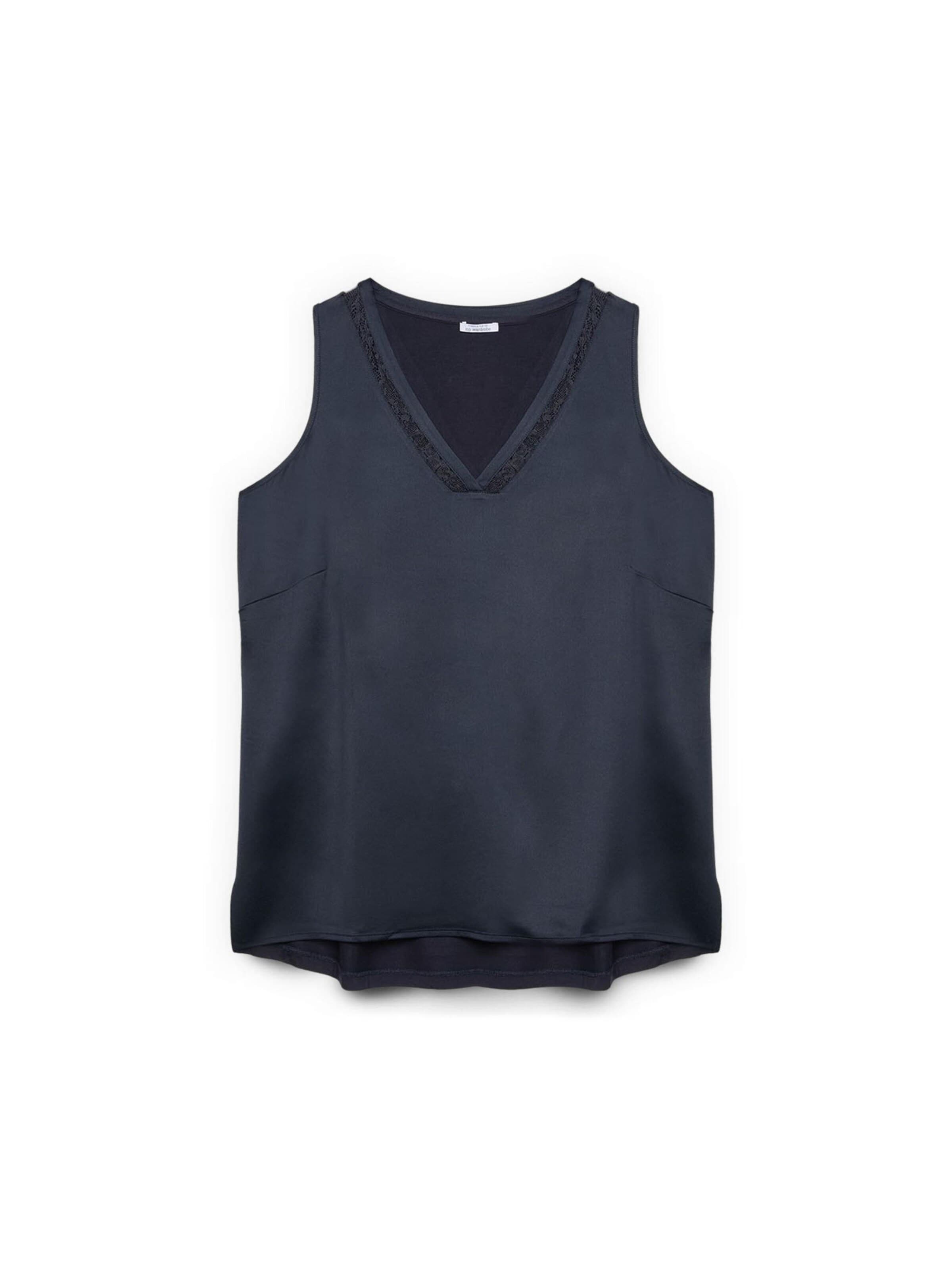 Fiorella Rubino - Top en azul: frente