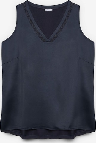 Fiorella Rubino - Top en azul: frente