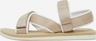 Bianco Strap Sandals in Beige, Item view