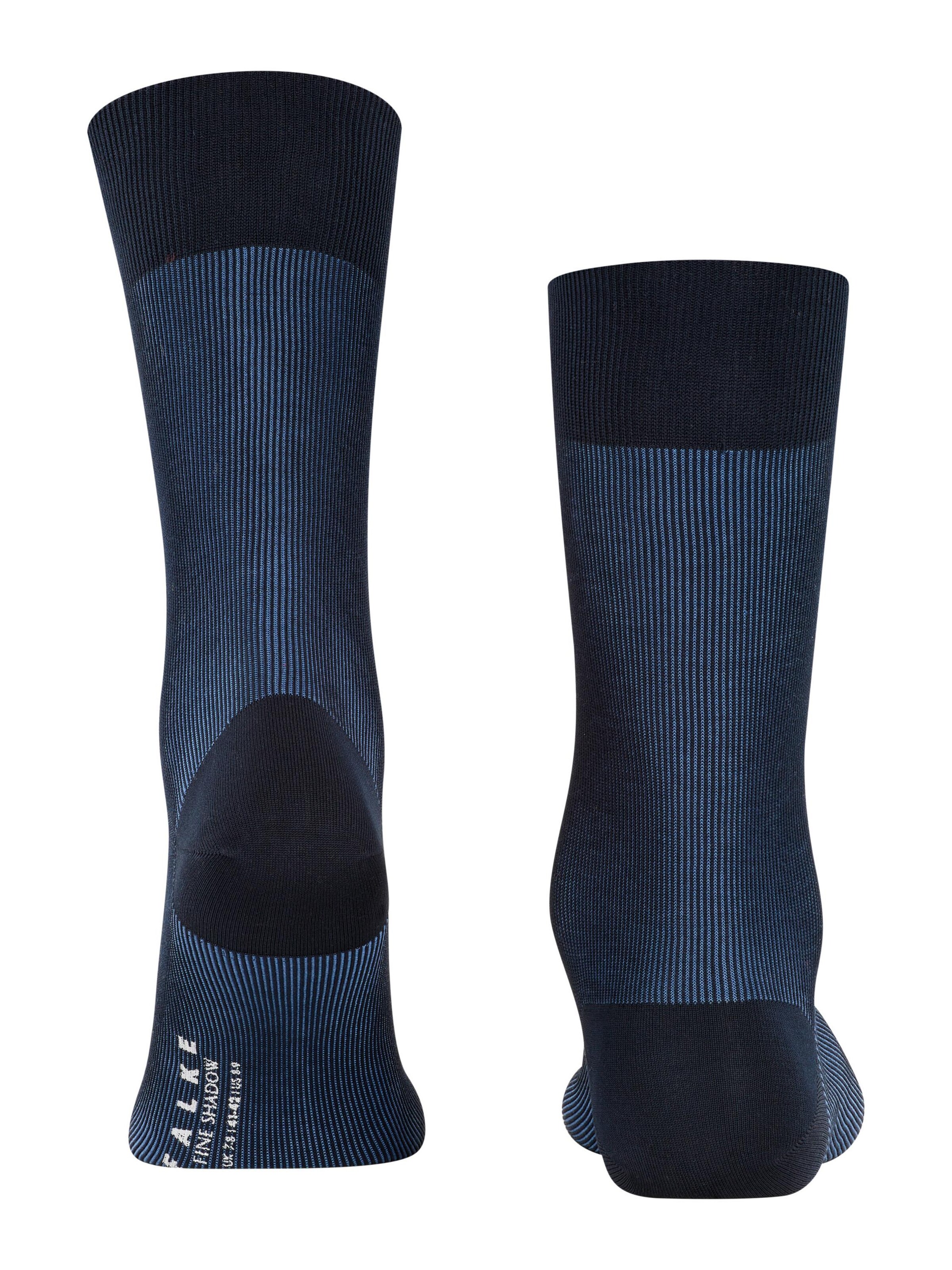 FALKE Socks 'Fine Shadow' in Blue