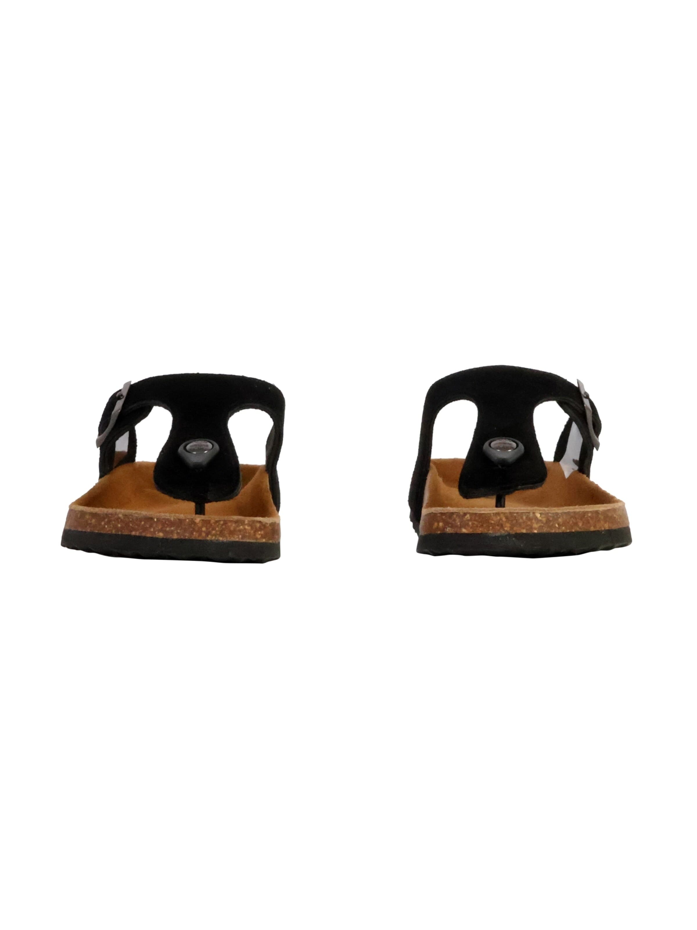 terre de marins - Zapatos abiertos 'Saline-Pantoletten aus Leder' en rosa