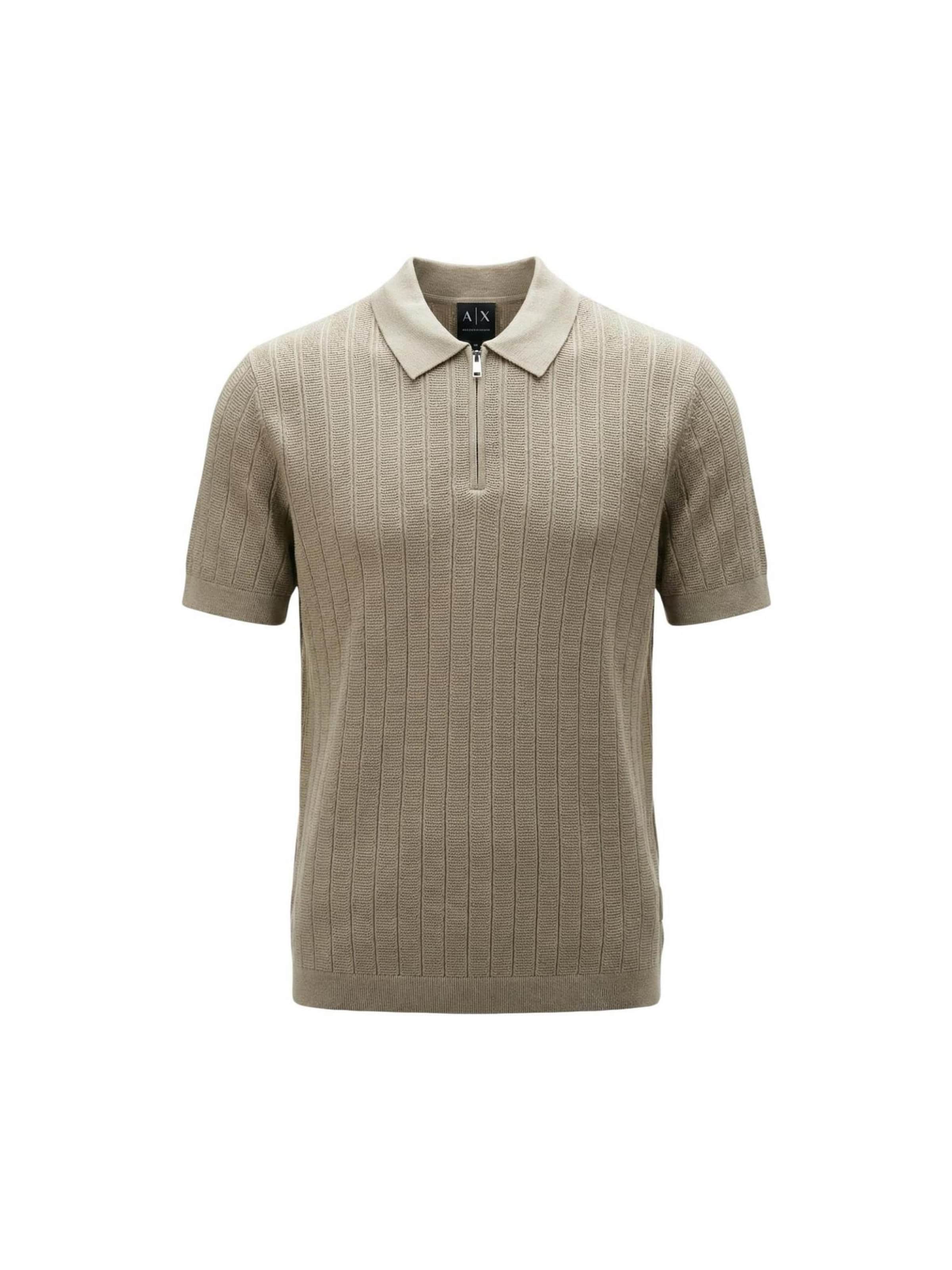 Maglietta 'KNIT POLO XM002438 AF22249' di ARMANI EXCHANGE in grigio