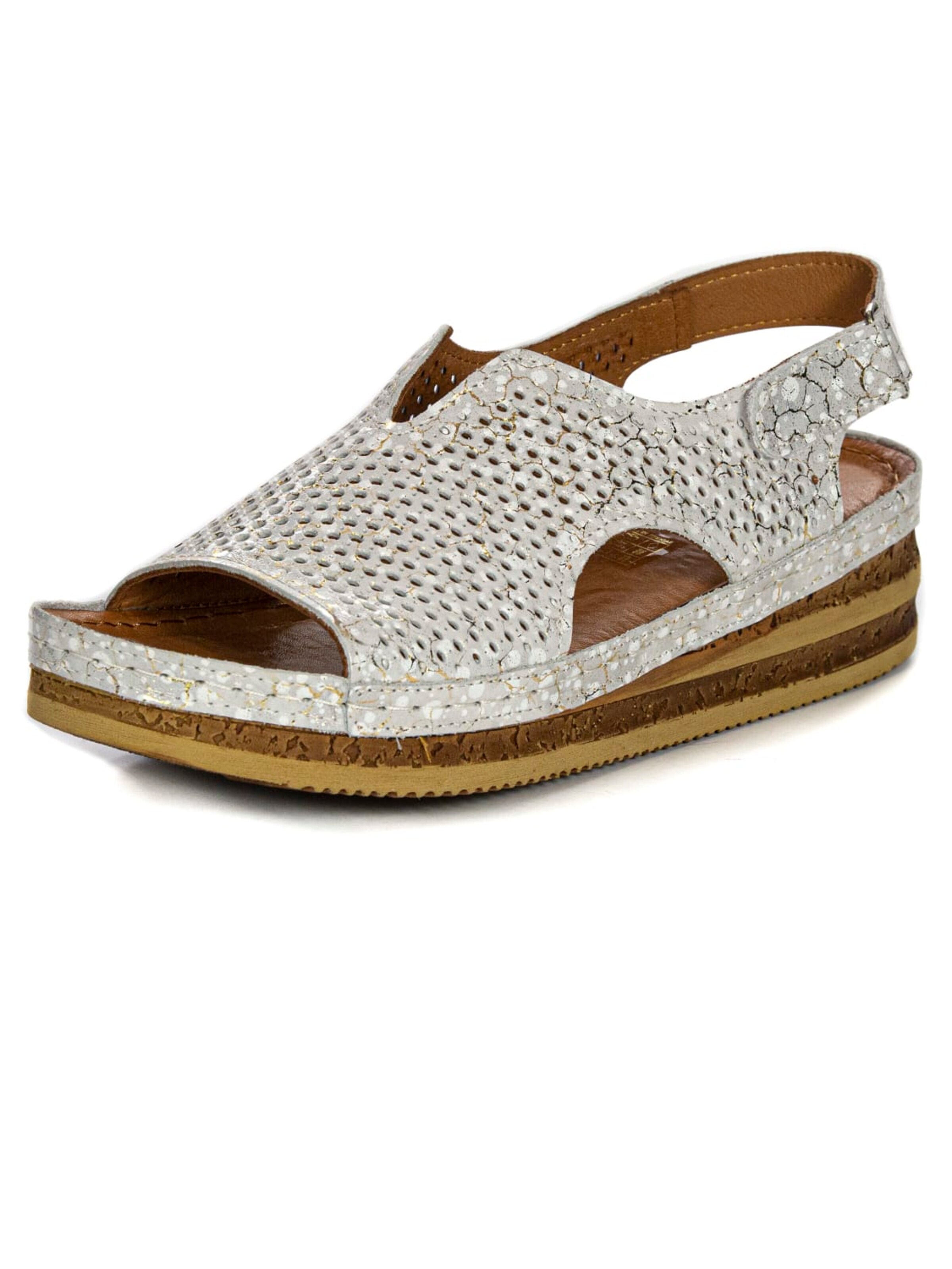 Maciejka Sandal in Grey: front