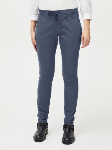 PULZ Jeans Skinny Chino trousers ' Rosita ' in Blue: front