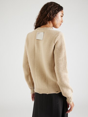 PATRIZIA PEPE Sweter 'MAGLIA' w kolorze beżowy