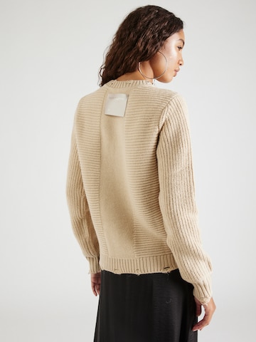 PATRIZIA PEPE Sweter 'MAGLIA' w kolorze beżowy