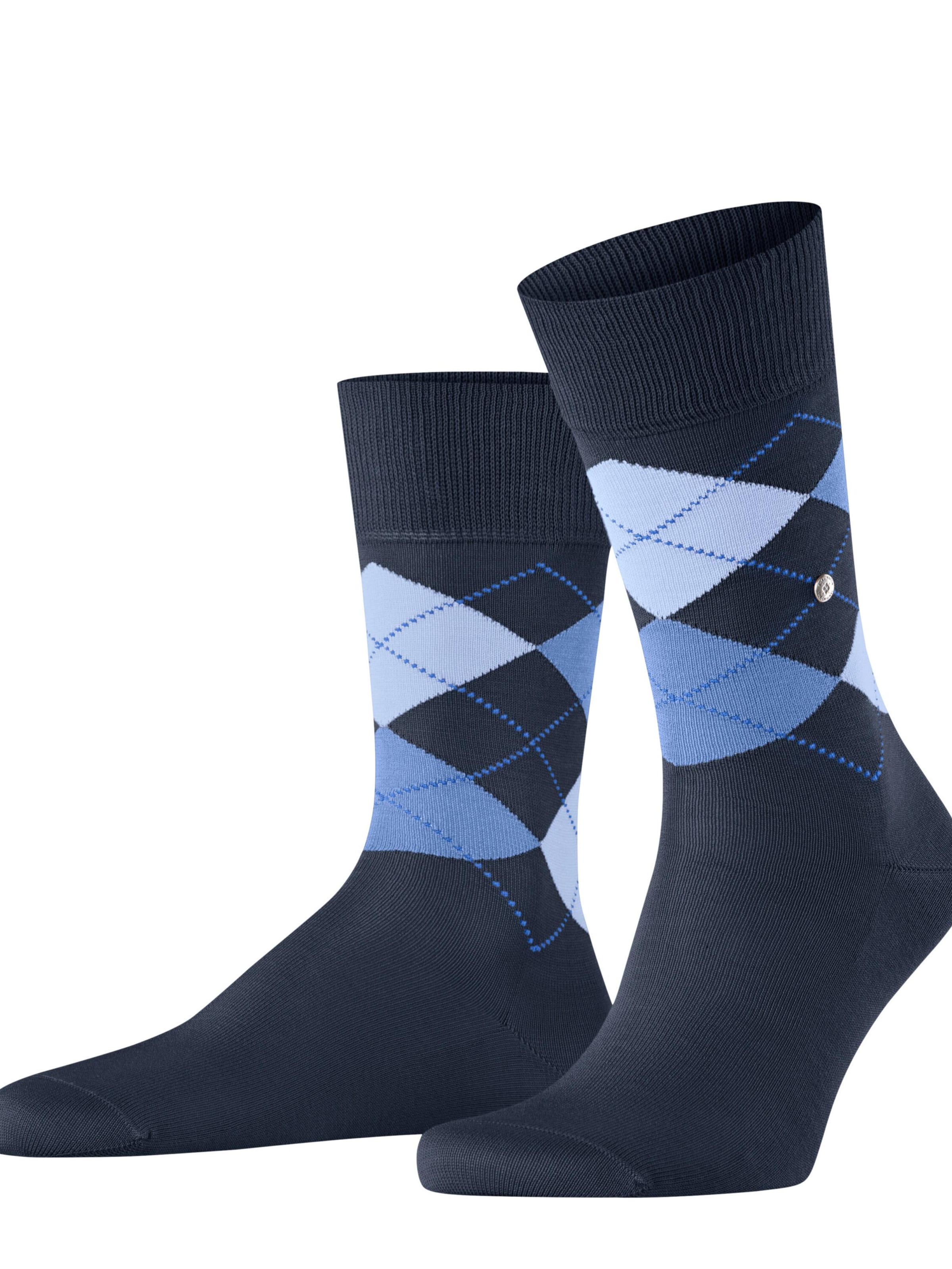 BURLINGTON Socks 'Manchester' in Blue: front