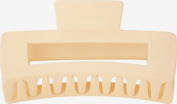 Good to Blue Hair jewelry 'Große rechteckige Haarklammer' in Beige: front