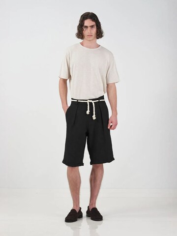Giesto Wide leg Trousers 'Shorts' in Black