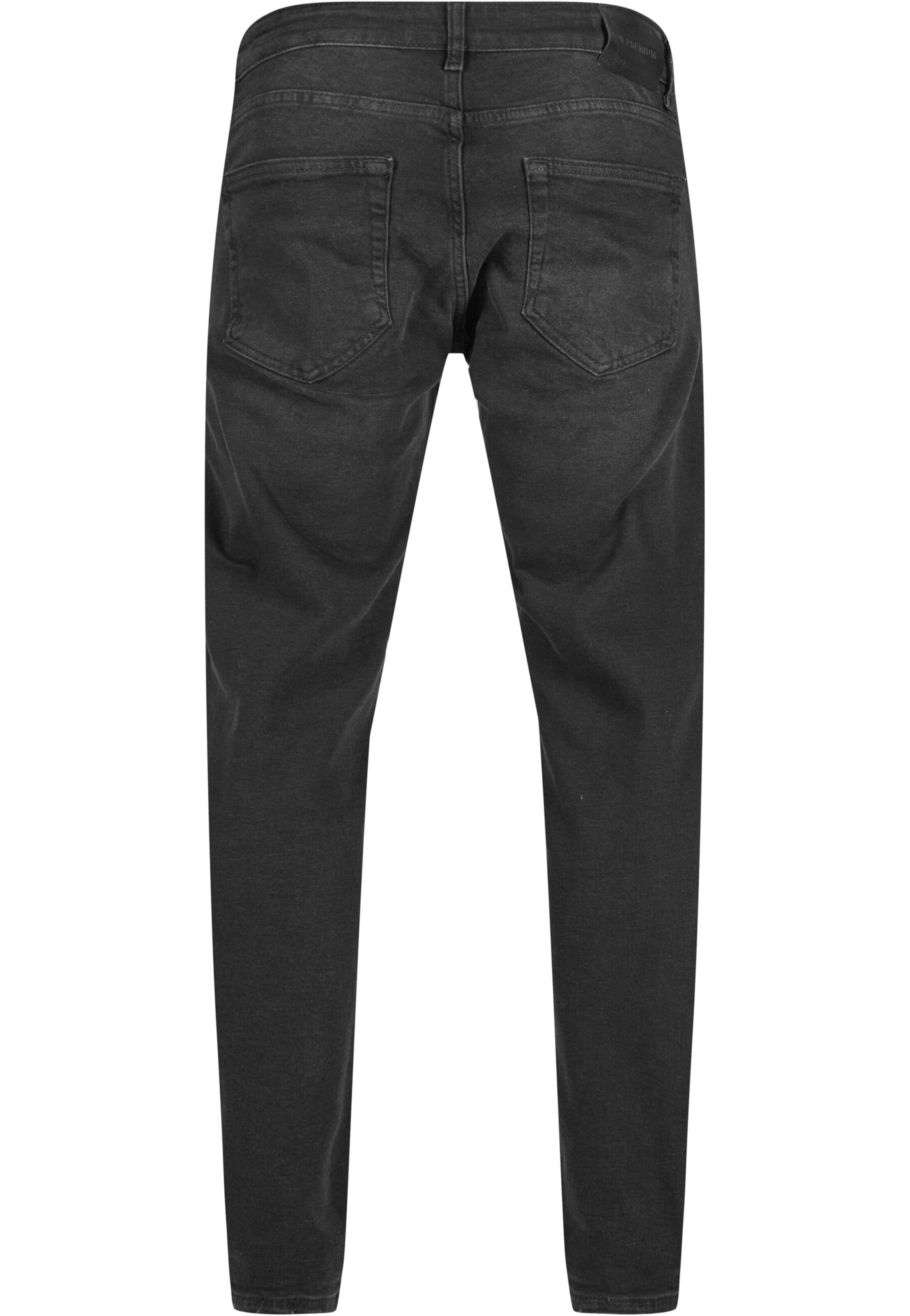 2Y Premium Regular Jeans in Zwart