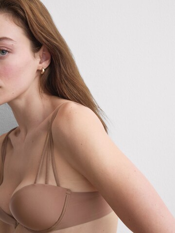 INTIMISSIMI Balconette Bra 'Ilenia Ultralight' in Beige: front