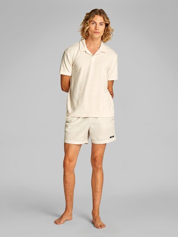 Calvin Klein Swimwear Μπλουζάκι σε μπεζ