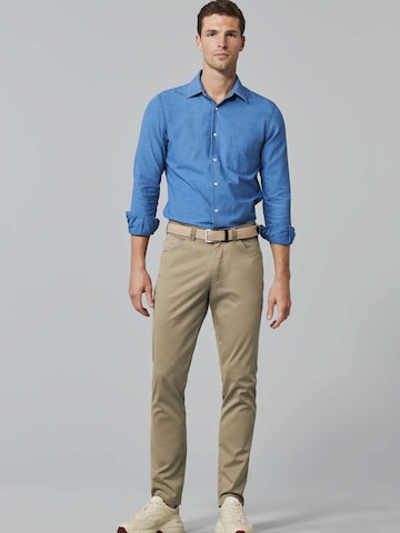 MEYER Regular Chino 'Dublin' in Bruin