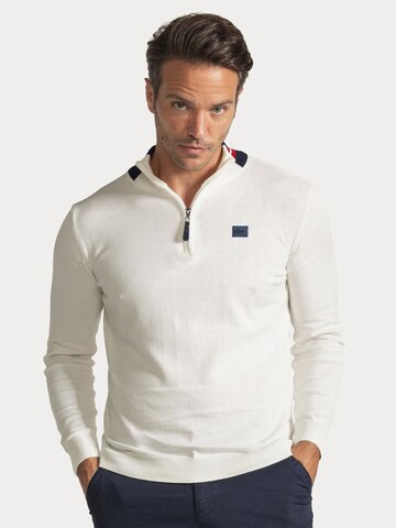 Pull-over Jacey Quinn en beige : devant