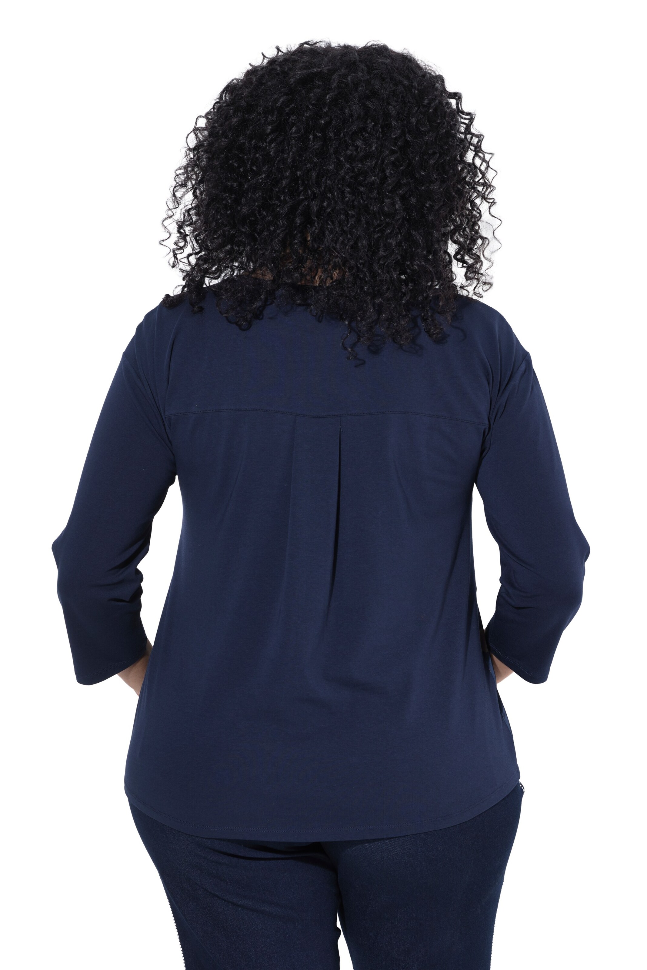 Ulla Popken Shirt in Blauw