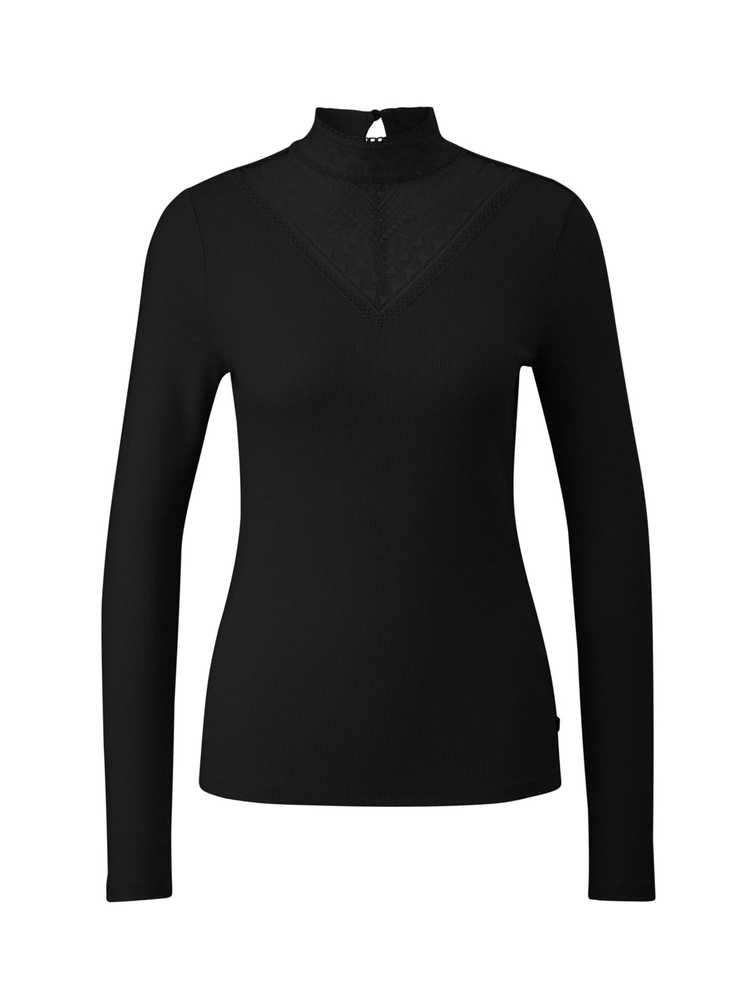 QS Shirt in L in de kleur Zwart, Productweergave