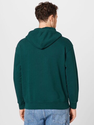 LEVI'S ®Regular Fit Sweater majica 'Relaxed Graphic Hoodie' - zelena boja