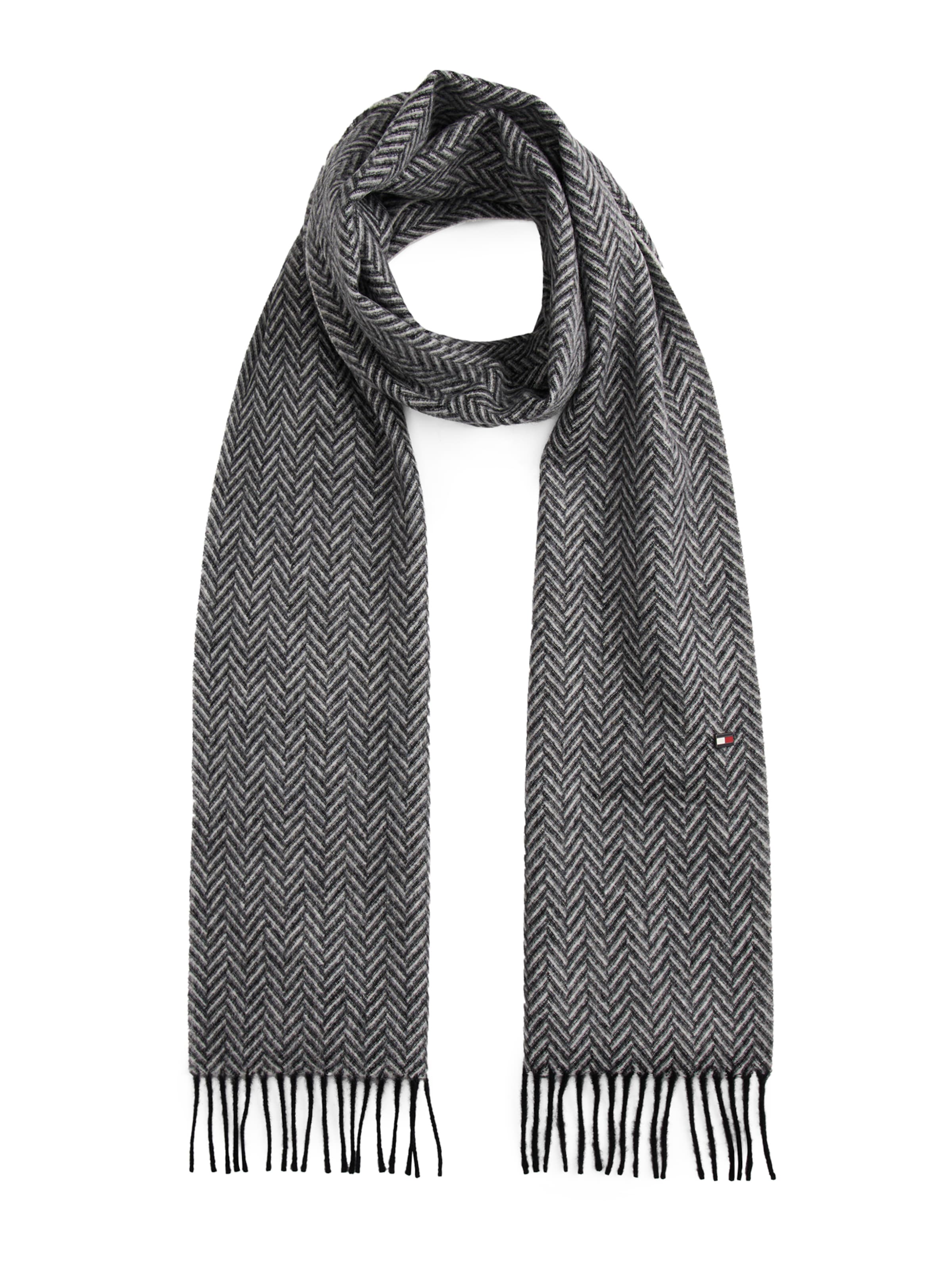 TOMMY HILFIGER Шарф в Серый: спереди