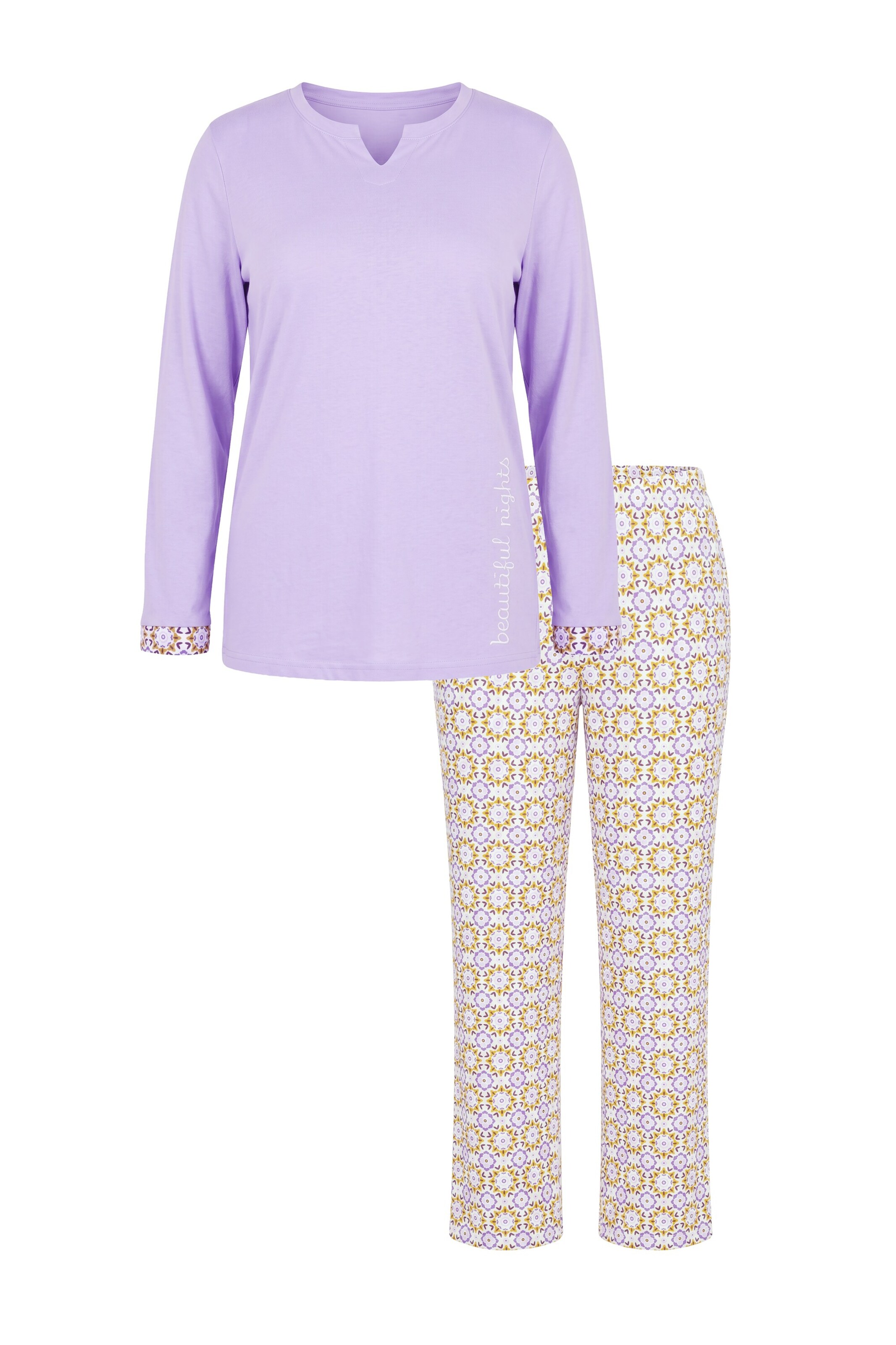 Ulla Popken Pajama in Mixed colors: front