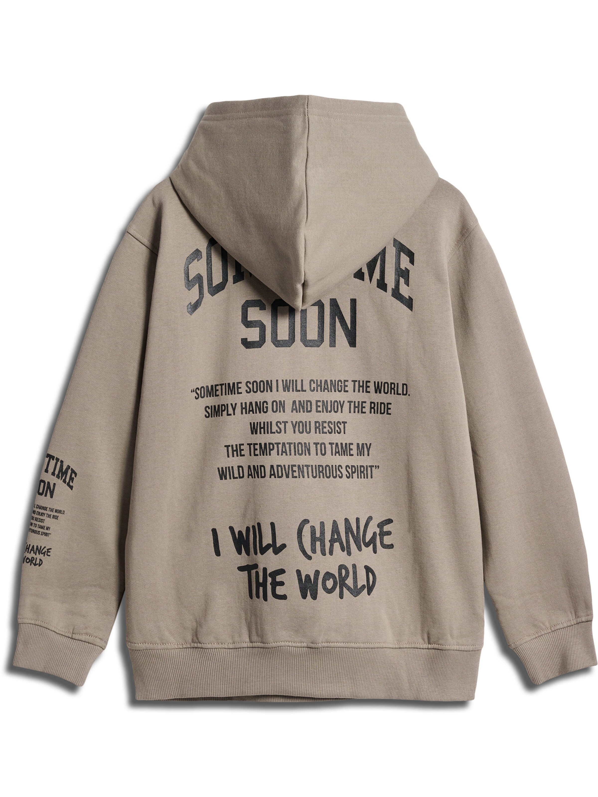 SOMETIME SOON Sweatshirt 'Dimas' i beige