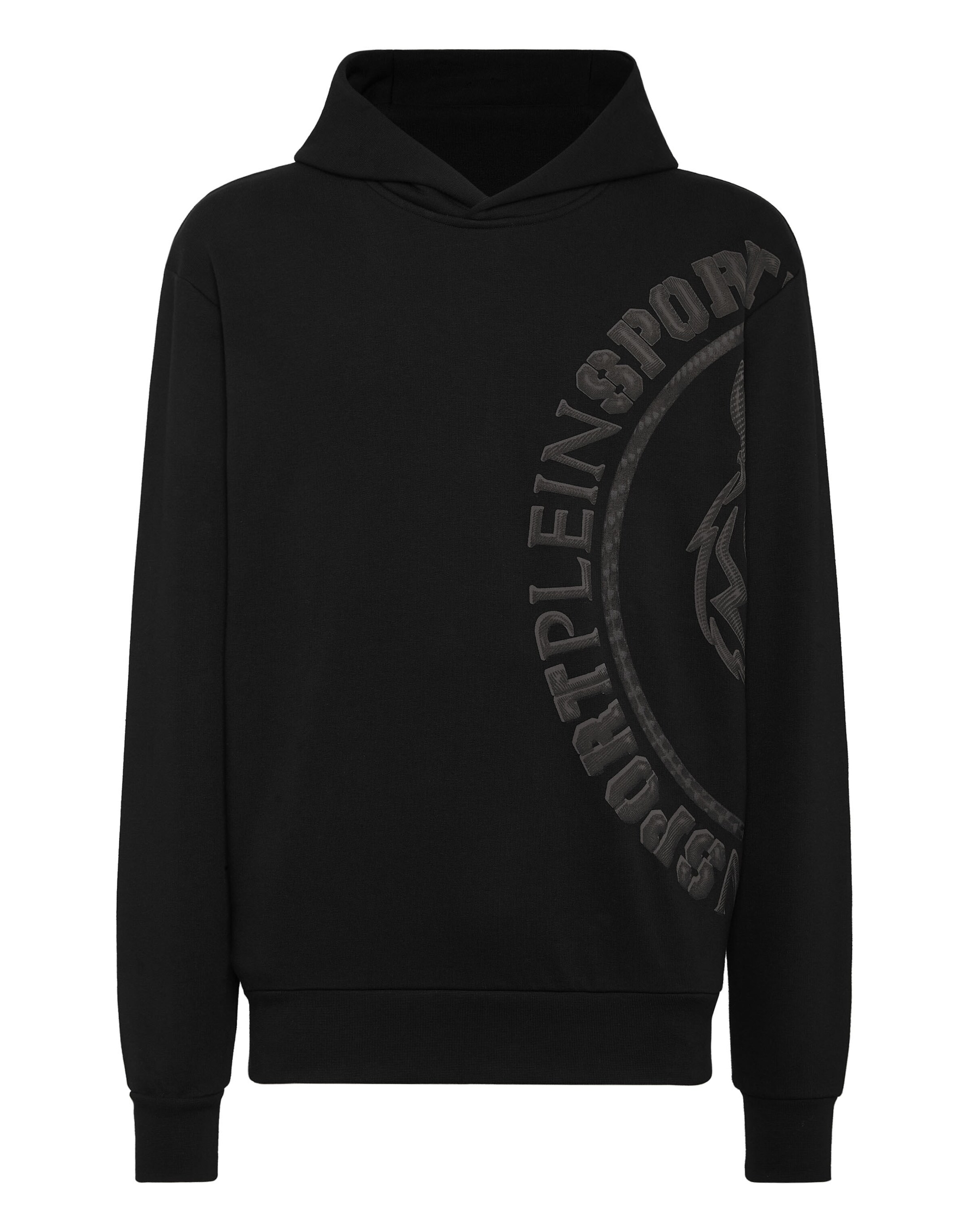 Plein Sport Sweatshirt 'Carbon Tiger' in Black: front
