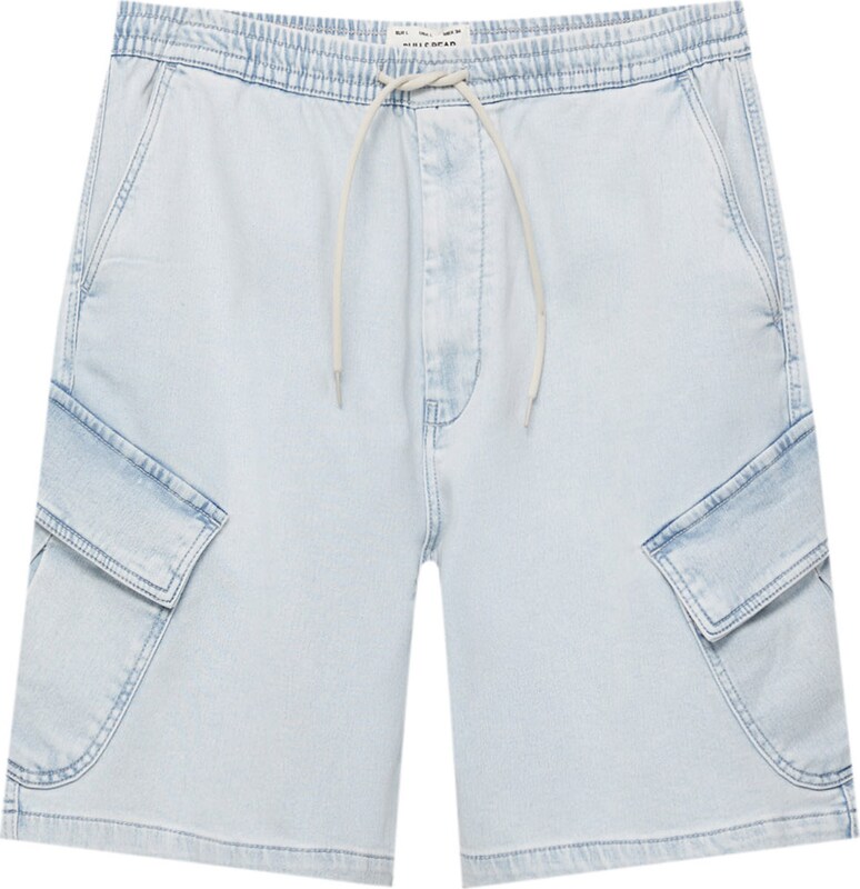 Pull&Bear Loosefit Shorts in Hellblau Pull&Bear Loosefit Shorts in Hellblau