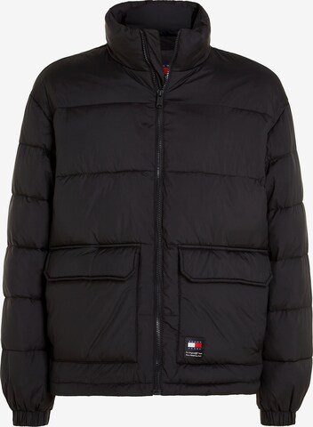 Tommy Jeans Winterjacke in Schwarz: predná strana