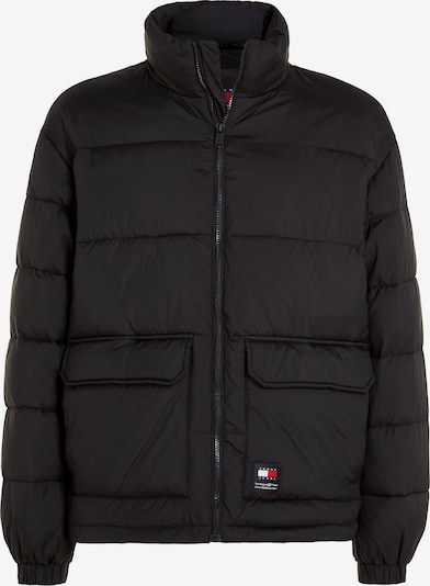 Tommy Jeans Zimska jakna | krvavo rdeča / črna / bela barva, Prikaz izdelka