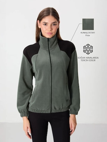 Tommy Life Bluzka sportowa 'Sweatshirts' w kolorze zielony: przód