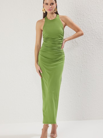 TrendyolHaljina - zelena boja: prednji dio