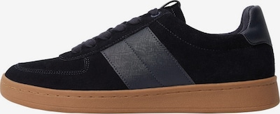 MANGO MAN Sneakers laag 'Putxet' in de kleur Navy / Donkerblauw / Bruin, Productweergave