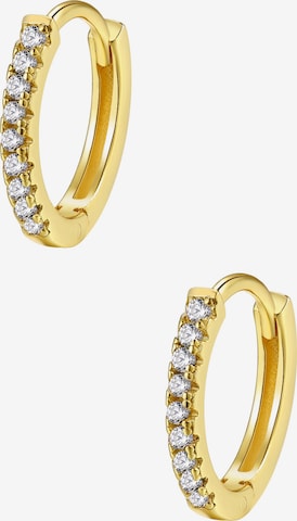 Orecchini 'Glimmer' di Hey Happiness in oro: frontale