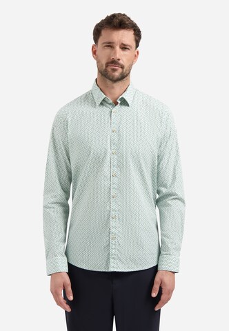 No Excess Regular fit Button Up Shirt in Blue: front