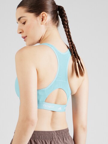 ADIDAS PERFORMANCE Bustier Sport-BH in Blau