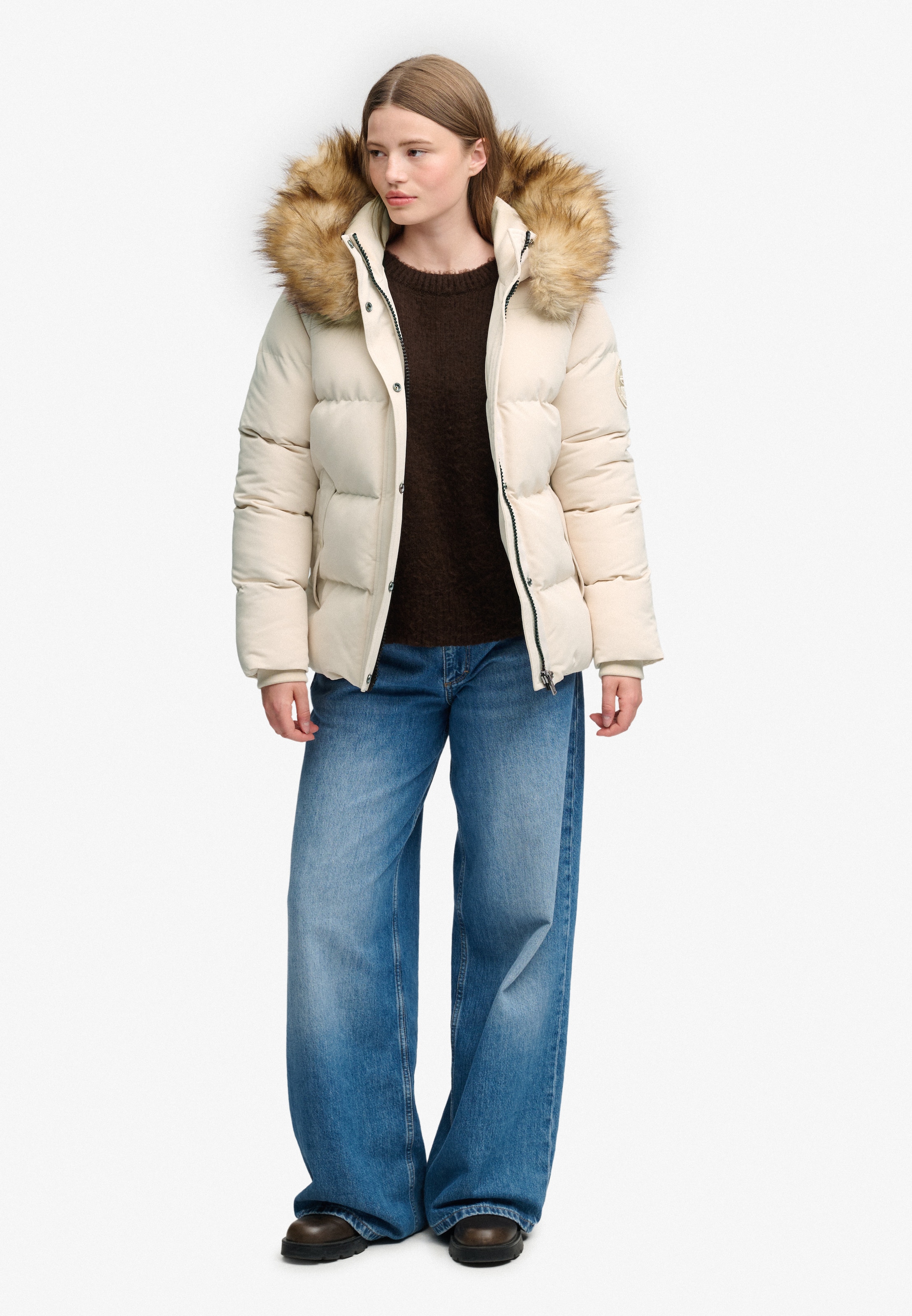 Superdry & Co Vinterjakke 'Everest' i hvid