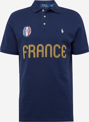 T-Shirt Polo Ralph Lauren en bleu : devant