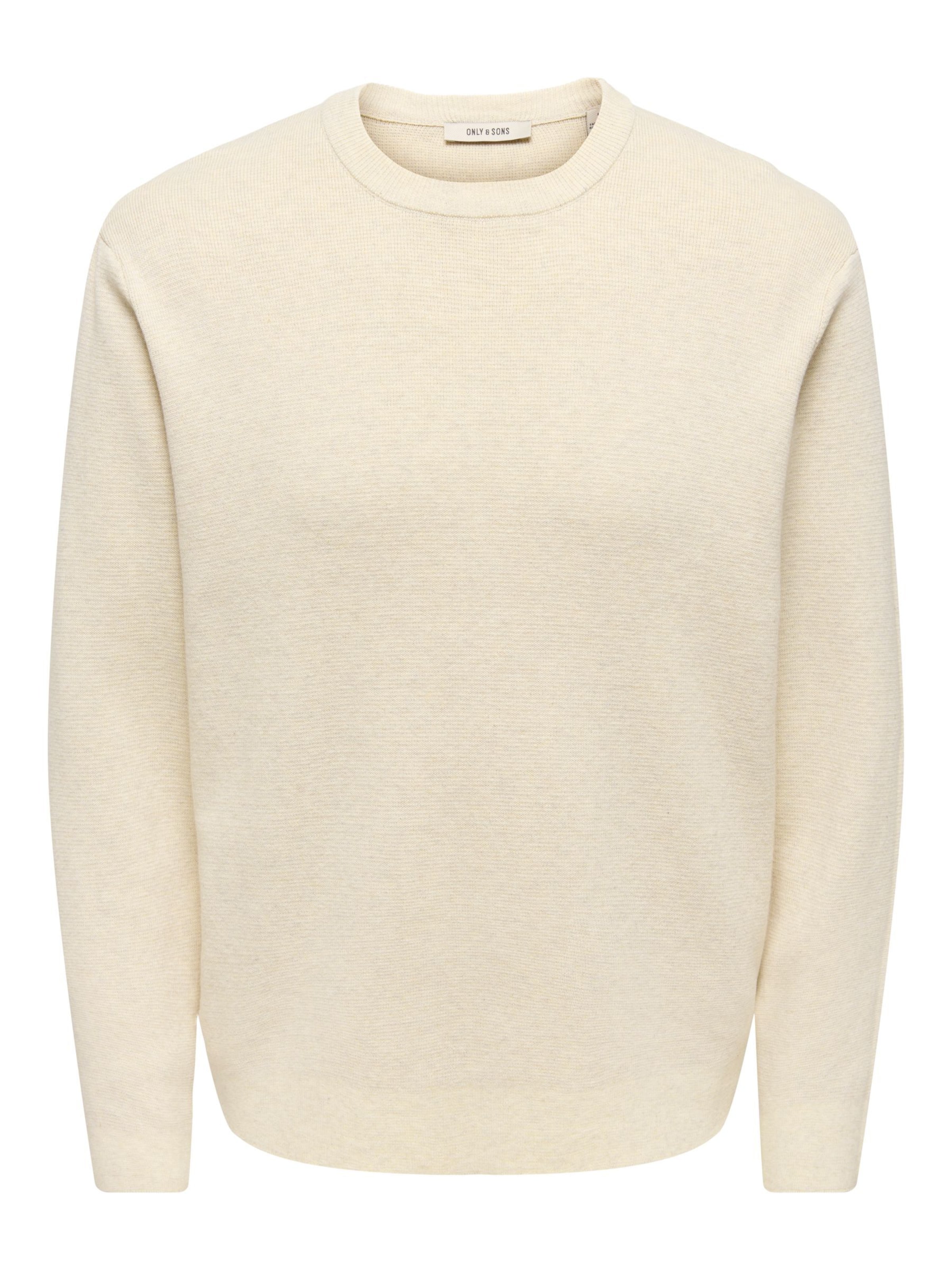 Only & Sons Pullover 'TING ' in L in weiß, Produktansicht