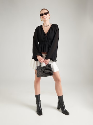 Gina Tricot Блузка в Черный