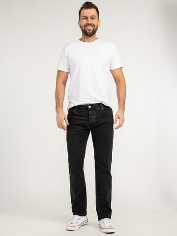 Lorenzo Loren Regular Jeans in Zwart