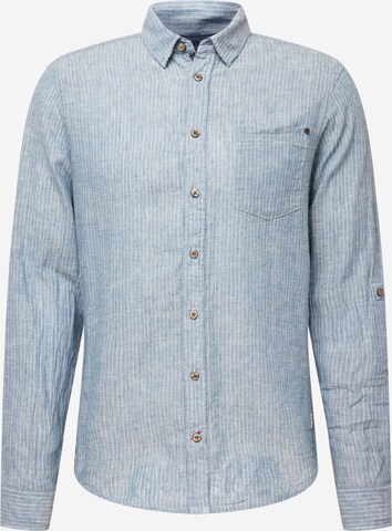 BLEND Button Up Shirt in Blue: front