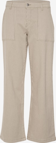 Pantalon CULTURE en beige : devant